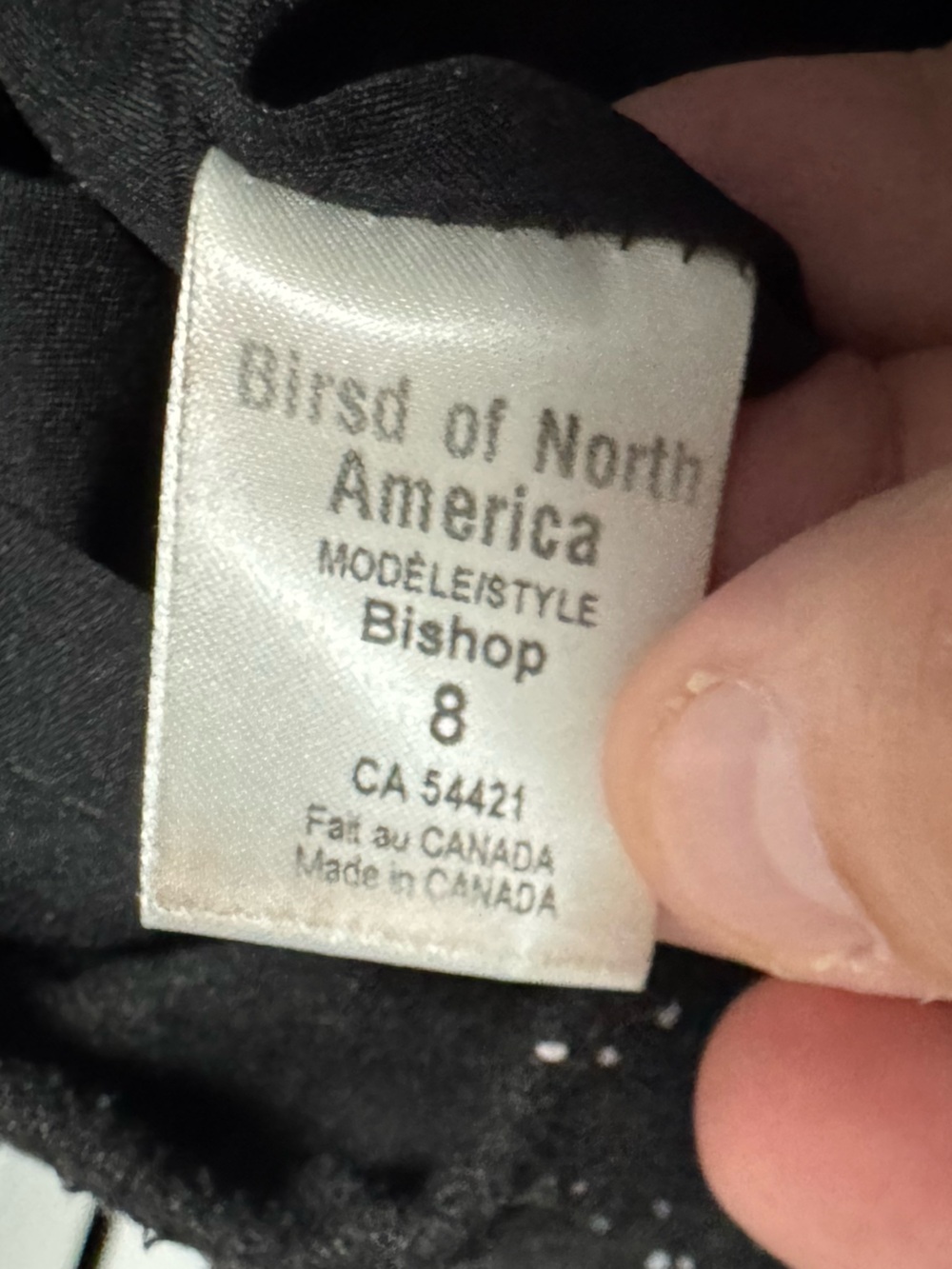 BIRDS OF NORTH AMERICA Women's Bishop Relaxed Fit Winter Dress - Black, Sz 8 - Picture 9 of 11